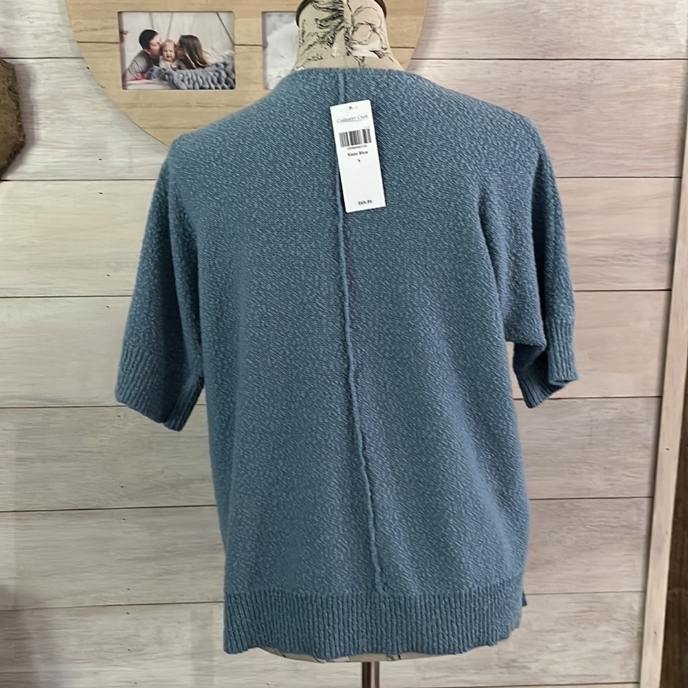Nwt Coldwater Creek Slate Blue Sweater S - Picture 4 of 5